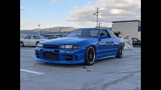 1990/02 Nissan SKYLINE GT-R SERIES 1 5MT Calsonic/Champion Blue Fresh Paint! Hks2530 Twin Turbo