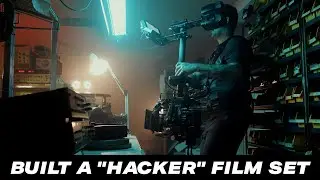 Shooting A Commercial In A Crazy Hacker Set!