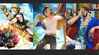 【FGO】Summer 2021 Male Costume Showcase - Achilles/Mandricardo/Edward Teach【Fate/Grand Order】