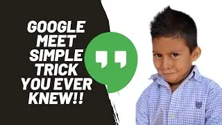 How To Use Google Meet Without Installing App or Using Google Meet App on phone | G-Meet Trick