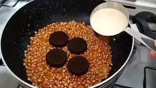 Easy And Quick Delicious Oreo Popcorn Recipe| Cookies & cream Popcorn