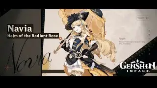 NAVIA Character Gameplay & Design | Genshin Impact 4.3