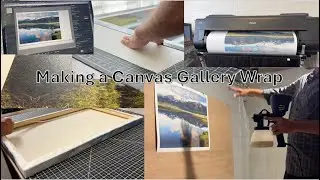 The Making of a Canvas Print, Start to Finish: Printing, Varnishing, and Stretching a Gallery Wrap