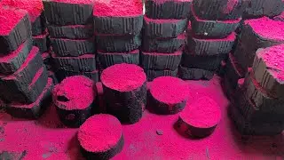 Mass Crush Black and Pink Crunchy Soft Dusty
