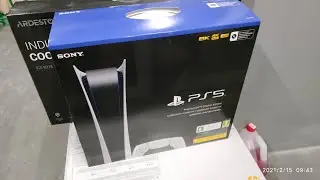Получение и проверка Sony PlayStation 5 в Rozetka
