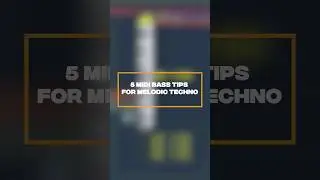 5 midi bass tips for melodic techno 