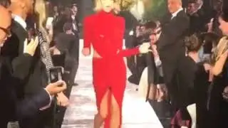 Top Model Hailey Clauson: Wardrobe Malfunction during the Cannes 2018 Fashion Show