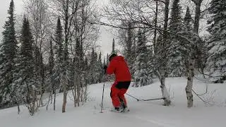 Ветер снял кино,как Доропей снимает кино в Шерегеше!