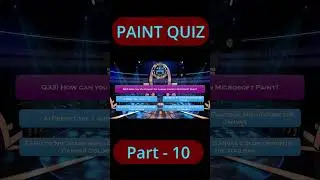 MS Paint Quiz  | Part 10 | #shorts #wepptutorials #mspaintquizshorts #quizshortvideos