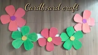 I made a beautiful nd easy wall mate out of use cardboard/cardboard craft @UMendCreativity