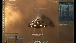 EVE OnLine. Hulk. Копка рудной космической аномалии.