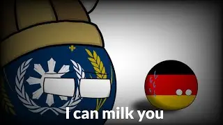 Milking Germany for 1 Minute and 24 Seconds Straight | Countryball Animation