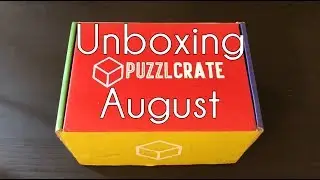 August 2018 Puzzlcrate Unboxing