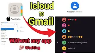 iCloud to Android contact transfer kaise karein | iCloud से Gmail पर कॉन्टैक्ट कैसे इंपोर्ट करें