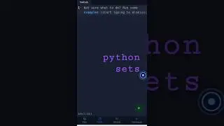 Python Sets 