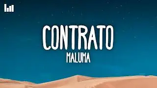 Maluma - Contrato (Letra/Lyrics)
