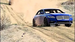 Lincoln Continental on a dirt road