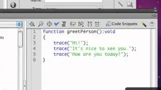 Writing Functions - Intro to ActionScript 3 Tutorial
