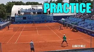 Novak Djokovic & Alexander Zverev Practice - Belgrade 2020 | 1080p 60FPS