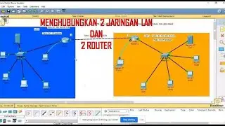 Simulasi routing 2 LAN dan 2 Router