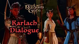 Baldur's Gate 3 (Full Release) Karlach Dialogue for Tiefling Couple