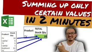 ➕🤔 How to use the SUMIF formula in Excel in 2 minutes