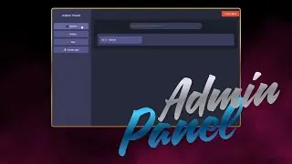 [ESX] | ESX Admin Panel Script – Modern In-Game Admin Tools & Player Management | FiveM Script