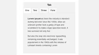 How to create Tab Section using  HTML CSS And Bootstrap