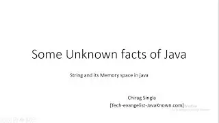 How Strings are stored in java - Some Unknown facts of Java