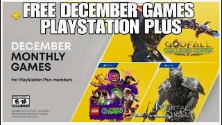 Free Playstation Plus games (PS+) December 2021