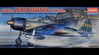 Academy A6M5c Zero Fighter Type 52c 1:72 - 201x Plastic Model Kit