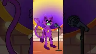 Catnap singing with the lights in mouth 
