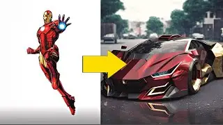 ⚡ AVENGERS but SUPERCARS ⚡ all Characters MARVEL