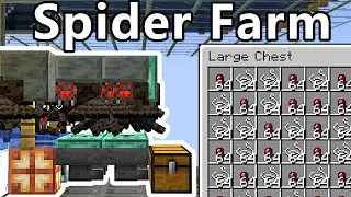 Super Spider Farm | 6.400 item/h | Minecraft 1.20