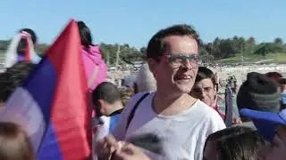 BanderOlazo en playa Ramírez