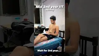 IIT Transformation 1-3 year🔥 #jeemains #iitroorkee #college #viral #college #iit #youtubeshorts