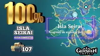 ISLA SEIRAI 100% | Todos los cofres de INAZUMA 🫟 | Genshin Impact