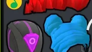 FREE Items! How To Get Cyber Rider Helmet! Blue Space Buns! Red Mohawk. (Roblox) x [QQ Music]