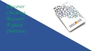 Discover Checking Account. It comes with a cash back debit card.