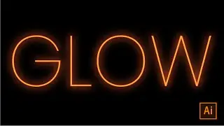 Learn to create the Glowing Neon Text Effect Illustrator