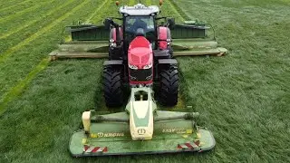 HMS mowing silage