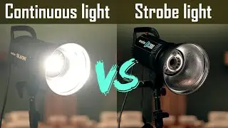 Continuous Light vs. Strobe Light (Speedlite). Which one should you buy? Find out here.