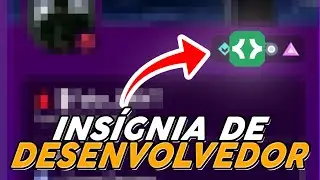 DESCUBRA COMO CONSEGUIR a INSIGNIA DE DESENVOLVEDOR no discord (NOVO)