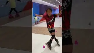 Belajar trick Sepatu Roda  #inlineskate #skating #shortvideo #inlinefreestyle #freestyleslalom