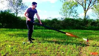 Potato Cannon VS Polished Foil Ball