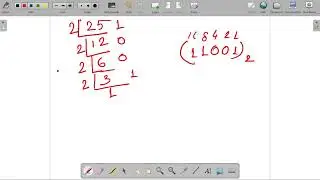 Decimal to Binary number conversion in Bengali | WBHSE Computer Application