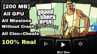[ 200 mb] How to Download Gta San Andreas on Android with Cleo Cheats |Gta Sa Full Game All GPU 2023