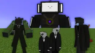 Skibidi Toilet ADDON UPDATE in Minecraft PE | UPGRADED TITAN TV MAN 😍