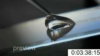 Discontinuous Dewetting on a DMA Slide
