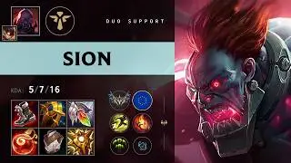 Sion Support vs Blitzcrank - EUW Challenger Patch 26.11